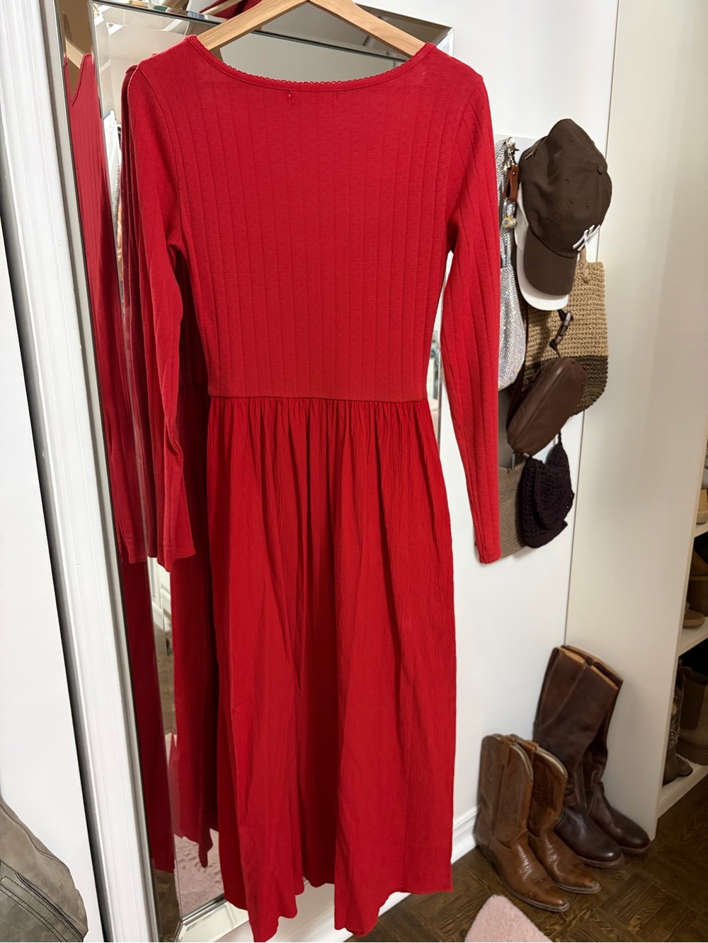 CHRISTY DAWN Ramona dress in crimson - Picture 15 of 15